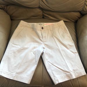 Khaki Bermuda shorts